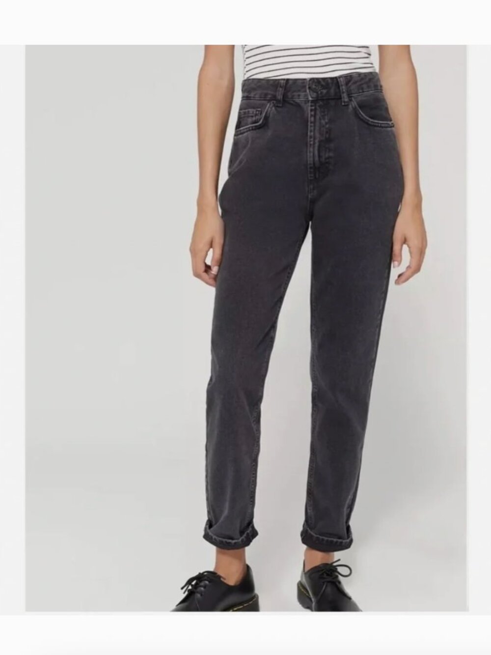 Urban Outfitters BDG High-Rise Skinny Straight Leg Mom Jeans